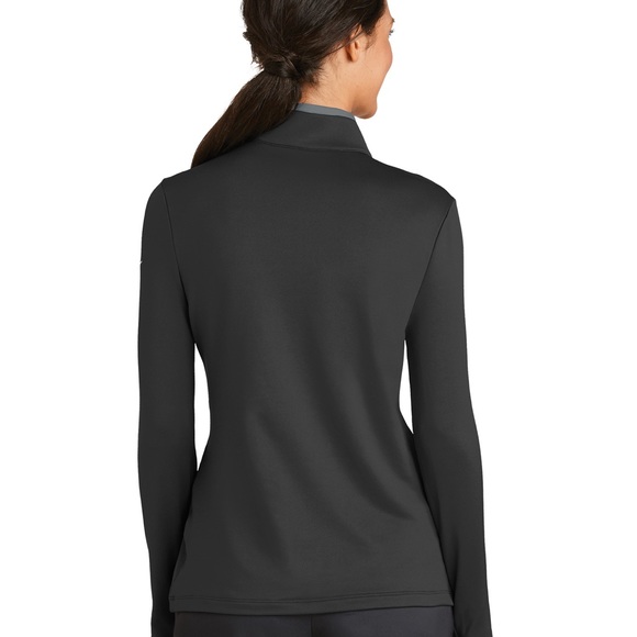 Nike Ladies Dri-FIT Stretch 1/2-Zip Cover-Up - Picture 2 of 3